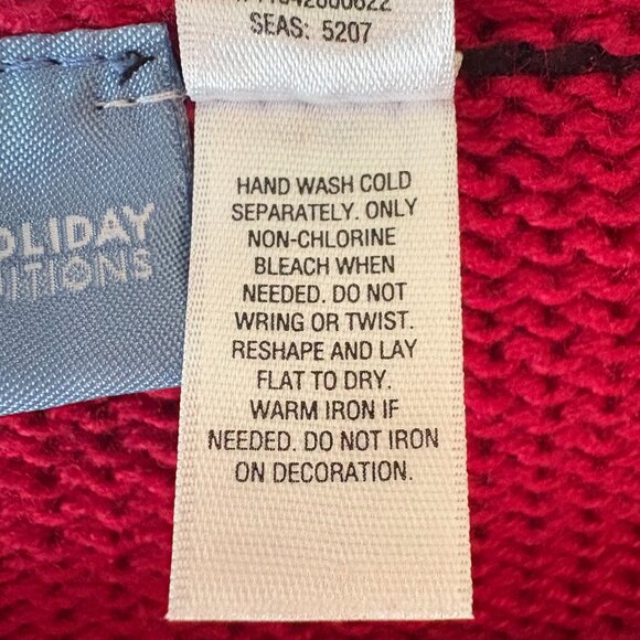 Holiday Editions Ugly Christmas Sweater Vest Zip Skiing Penguins Snowman Size 1X - Picture 11 of 11